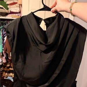 Elegant Black Sleeveless Top